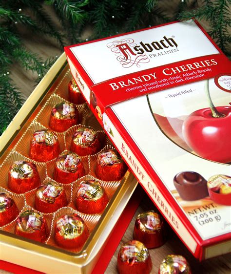 Asbach Brandy Cherries Dark Chocolate Covered