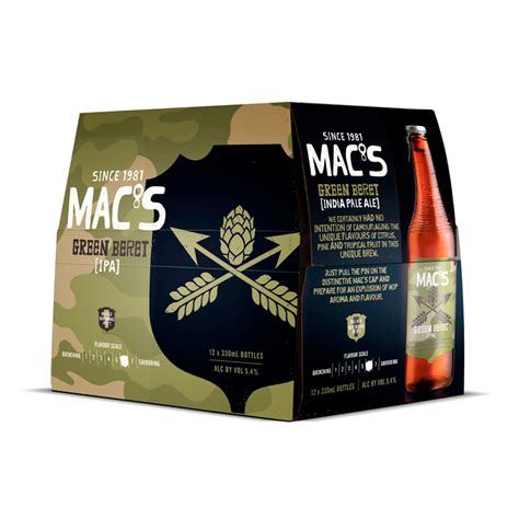 Super Liquor Macs Green Beret Ipa Bottles 12x330ml