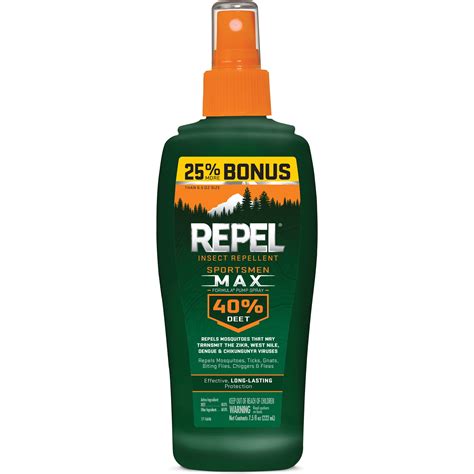 Repel Insect Repellent Sportsmen Max Formula Spray Pump 40 Deet 75
