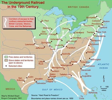 Routes To Freedom Underground Railroad Pinterest