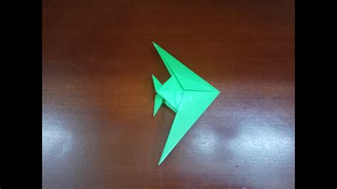 Folding Instructions Angelfish Origami Angelfish Youtube