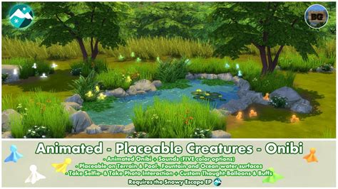 Bakies The Sims 4 Custom Content Animated Placeable Creatures
