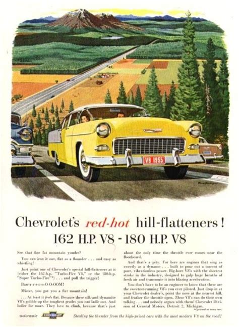 1955 Chevy Ad 1955 Chevy 1955 Chevrolet Chevrolet Bel Air Vintage