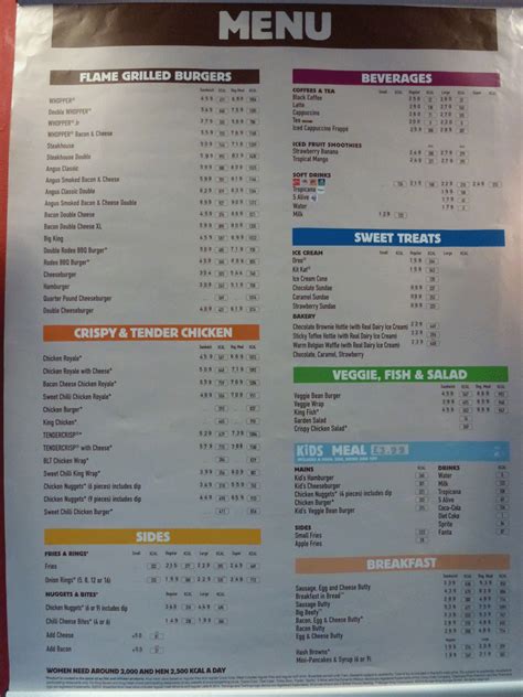 August 5, 2020 at 9:48 pm. Burger King Menu Prices UK - Price List updated January 2021