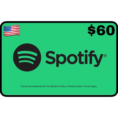 Give a spotify gift card for a true music lover. Spotify Premium Gift Card US $60 (6 Month)