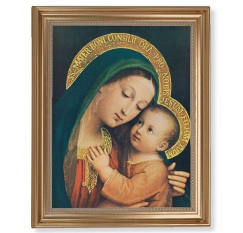 Our Lady Of Good Counsel Gold Framed Art Buy Religious Catholic Store