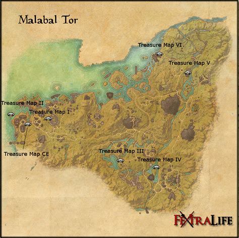 Malabal Tor Ce Treasure Map Elder Scrolls Online Wiki