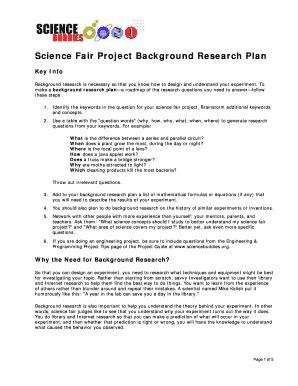 It is not something like. Science Fair Research Plan Fillable Form - Fill Online ...