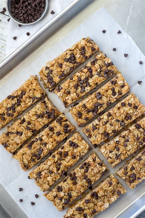 Chewy Peanut Butter Chocolate Chip Oatmeal Bars Fixed On Fresh