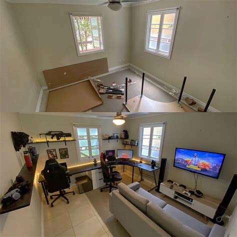 Gaming Room In 2020 Small Game Rooms Game Room Decor Home Office Setup