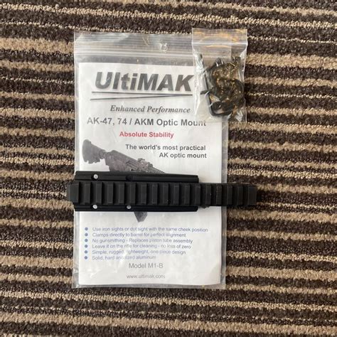 未使用 実物 Ak Ultimak ガスチューブ Ak47 74 Akm対応 M1 B レール 東京マルイ Vfc Ghk Lct Ka