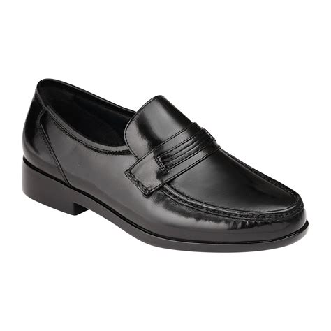 Our retro sneakers have been turning heads and making history for decades. Covington Men's Drew Leather Loafer - Black Wide Width Avail