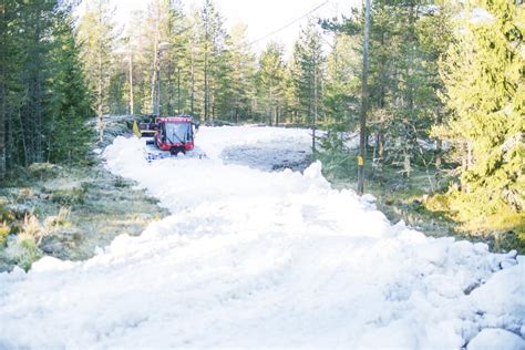 Early Winter Season In The Swedish Mountains