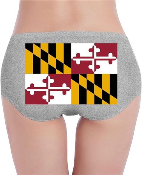Amazon Com YOIGNG Women Flag Of Maryland Panties Sexy T Back Thong