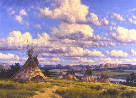Beek Randy Van Native American Artwork Landscape Art American