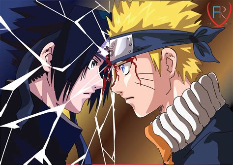 Artstation Sasuke Vs Naruto