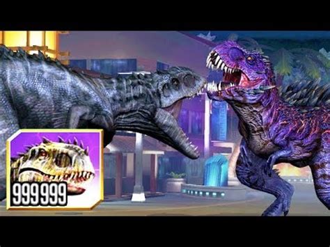 Tons of awesome indoraptor wallpapers to download for free. Jurassic World The Game Indominus Rex Vs 99 Trex | Gameswalls.org