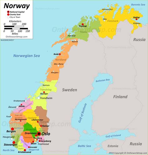 Norway Maps Maps Of Norway