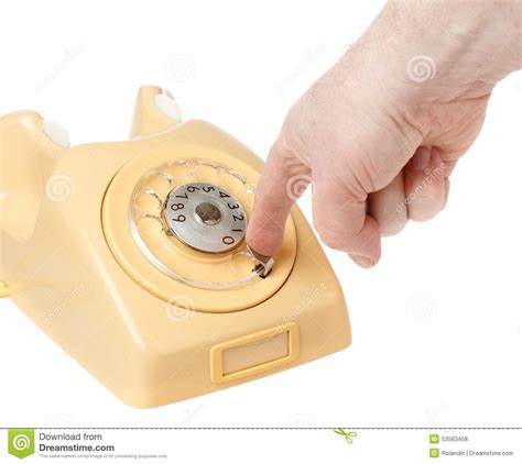 Dial Phone Number Stock Photo Image Of Finger Telephone
