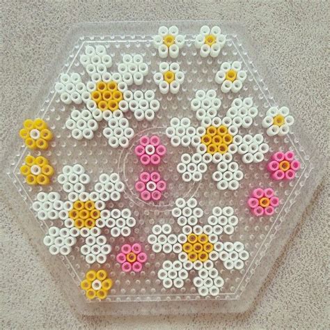Flowers Perler Beads By Pixelartshop Diy Perler Beads Hama Beads