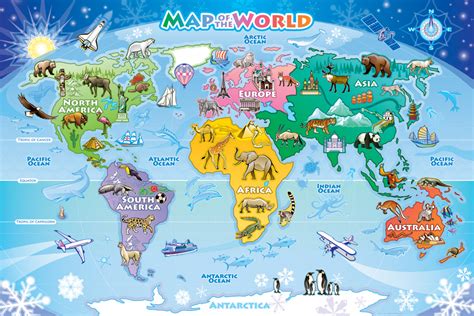 World Map Tray Puzzle Outset Media Games
