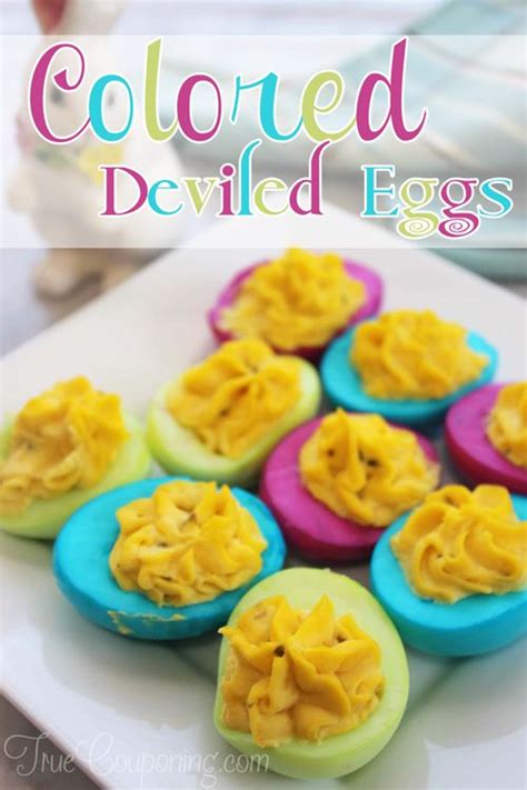 Colored Deviled Eggs Recipe