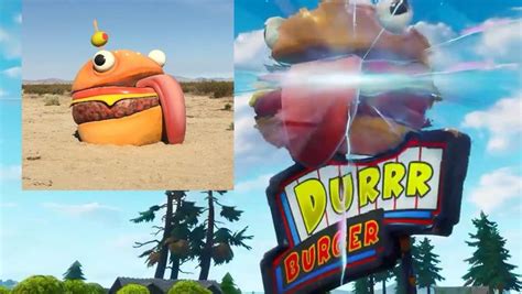 Durr Burger Fortnite How To Land At Durrr Burger Or Durrr Burger Food