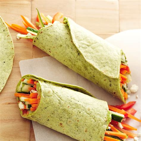 Crunchy Veggie Wraps Recipe - EatingWell