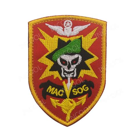 Macv Sog Embroidery Patch Tactical Military Assistance Command Patch