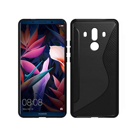 S Line Silicone Cover Til Huawei Mate Pro Bla L Sort Elgiganten