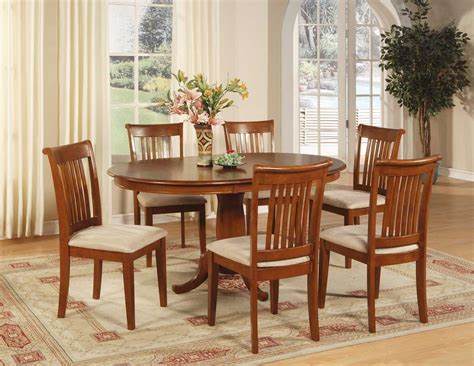 Round Dining Table Set with Leaf – HomesFeed