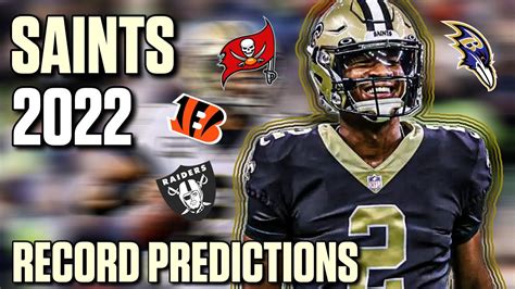 New Orleans Saints 2022 Record Predictions Youtube