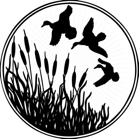 Ducks And Cattails Hunting Svg Cut Print Design For Cricut Silhouette
