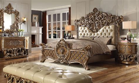 Hd 8018 Homey Design Bedroom Set Victorian European And Classic Design