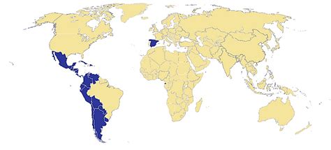 Spanish Speaking Countries Worldatlas