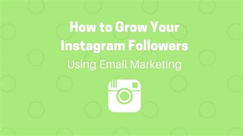 How To Grow Your Instagram Following From Your Email List Ask Nick Foy