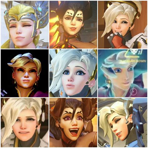 Faces Of Mercy Overwatch Comic Mercy Overwatch Overwatch Memes