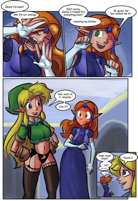Legend Of Zelda Comic Link S Happy Return Pt Zelda Funny Adventure Time Girls Gender
