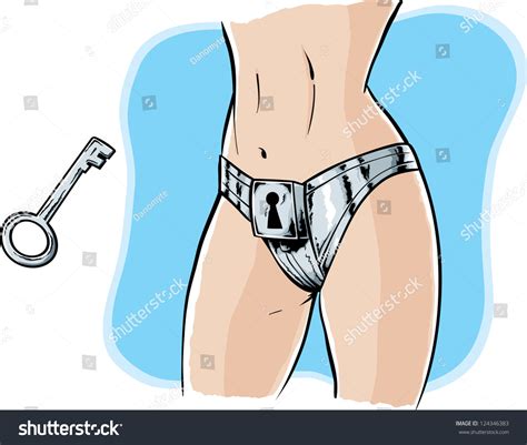 Chastity Belt Stock Illustration