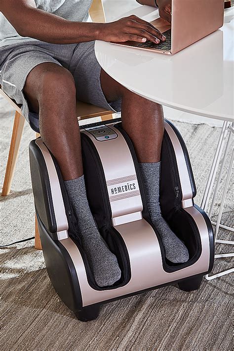 Customer Reviews Homedics Therapist Select 20 Foot And Calf Massager With Heat Tanblack Fms