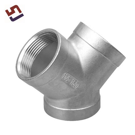 Custom High Precision Investment Casting Industrial Pipe Fitting