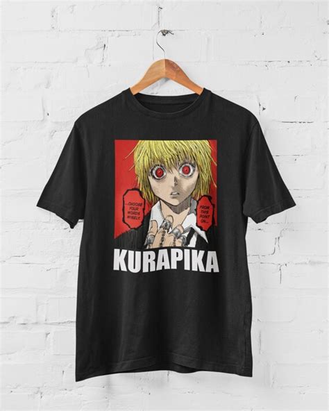 Hunter X Hunter Kurapika Scarlet Eyes Anime T Shirt Hunter X Etsy