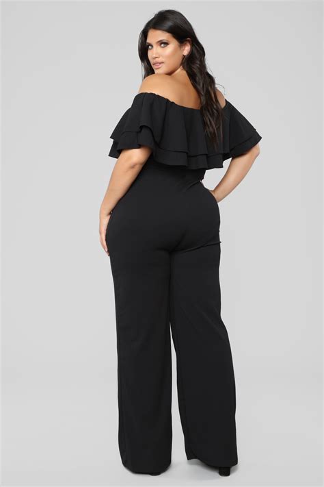 Ready To Ruffle Jumpsuit Black Jumpsuit Outfit Wedding Black