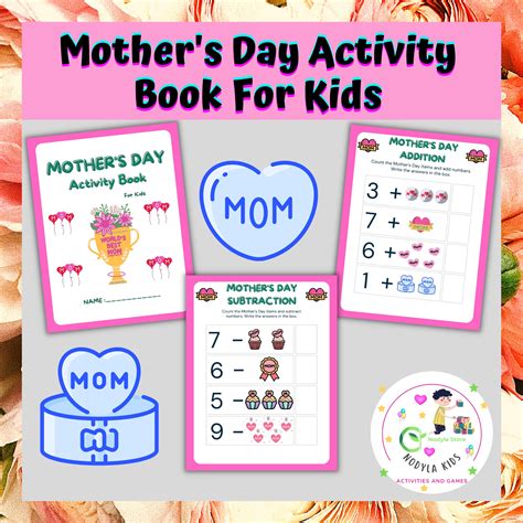 Mothers Day Activity Book For Kids Mothers Day Activities Made By