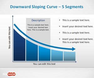 Free Downward Sloping Curve Template For PowerPoint Is A Simple Design For PowerPoint Presentat