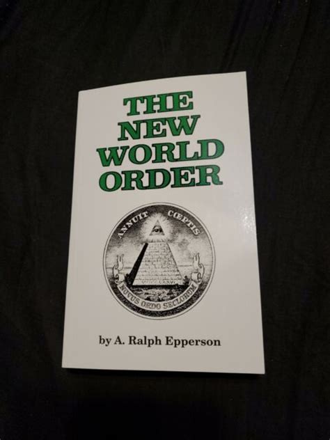 The New World Order By Ralph Epperson 1990 Trade Paperback For Sale