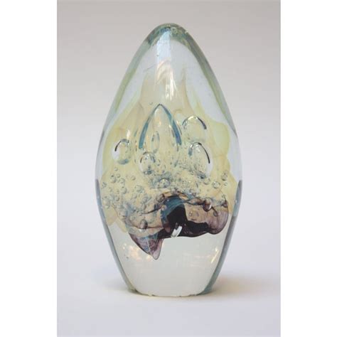 Vintage Robert Eickholt Art Glass Paperweight Chairish