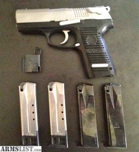 Armslist For Saletrade Ruger P95 Dc 9mm Bitone 5 Magazines Case