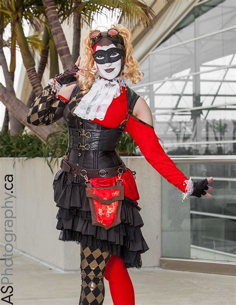 Steampunk Harley Quinn With Dc Steampunk Cosplay At Comic Flickr