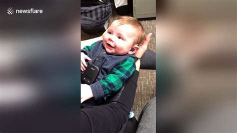 Baby Is Thrilled To Hear His Mother S Voice For The First Time Video Dailymotion